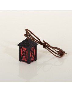 Laterne Kunststoff rot