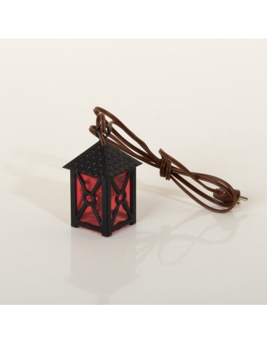 Laterne Kunststoff rot