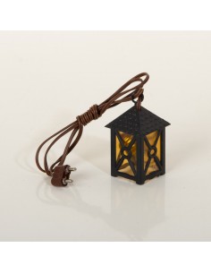 Laterne Kunststoff gelb