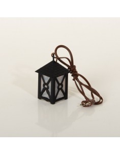 Laterne Kunststoff weiss