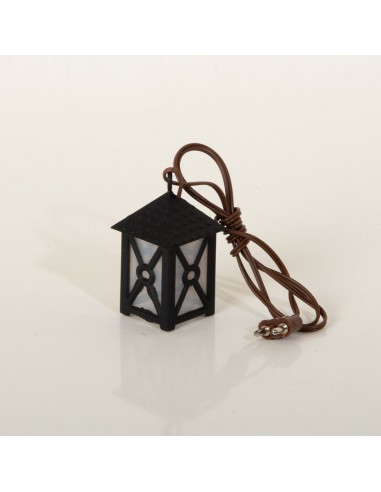 Laterne Kunststoff weiss