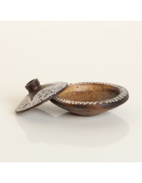 Specksteinschale mit Deckel