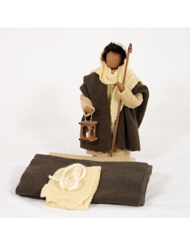 Josefstoff braun-beige