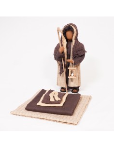 Josefstoff beige/dunkelbraun