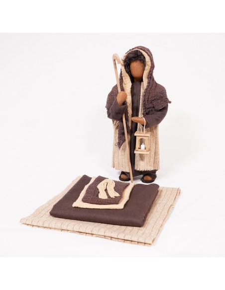 Josefstoff beige/dunkelbraun