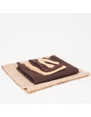 Josefstoff beige/dunkelbraun