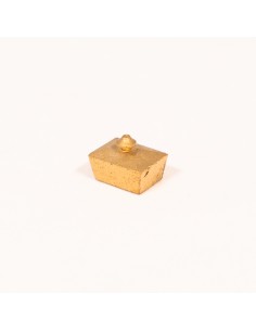 Holztruhe goldfarbig
