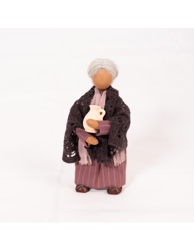 alte Hirtenfrau