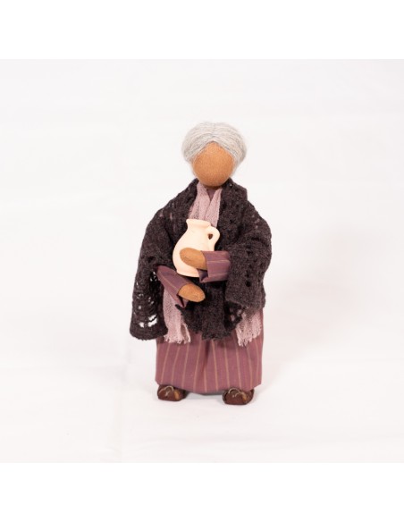 alte Hirtenfrau