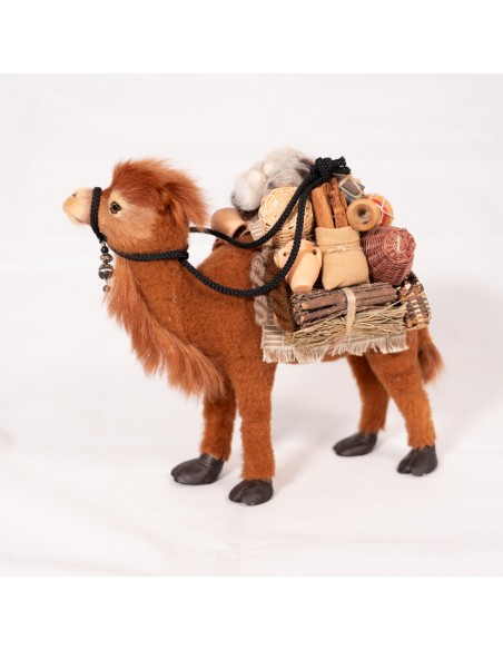 Dromedar beladen, stehend