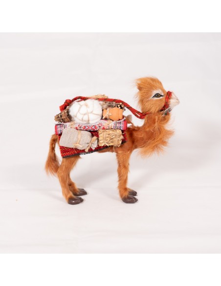 Dromedar beladen, stehend