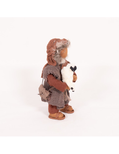 Hirtenmann mit Schaf