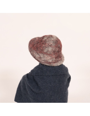 Filzhut 2-farbig