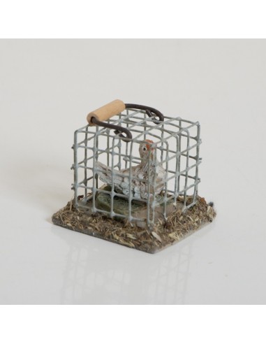 Tragkäfig mit Taube